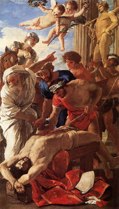 POUSSIN, Nicolas The Martyrdom of St Erasmus sg oil painting image